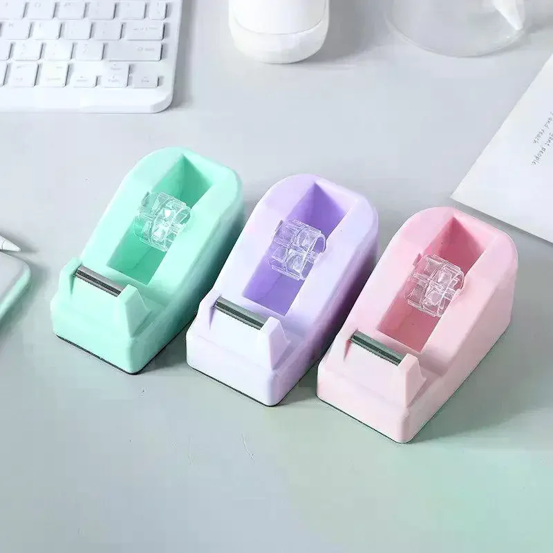 Large Stationery Tape Cutter with Table Base for Office and Packaging Supplies