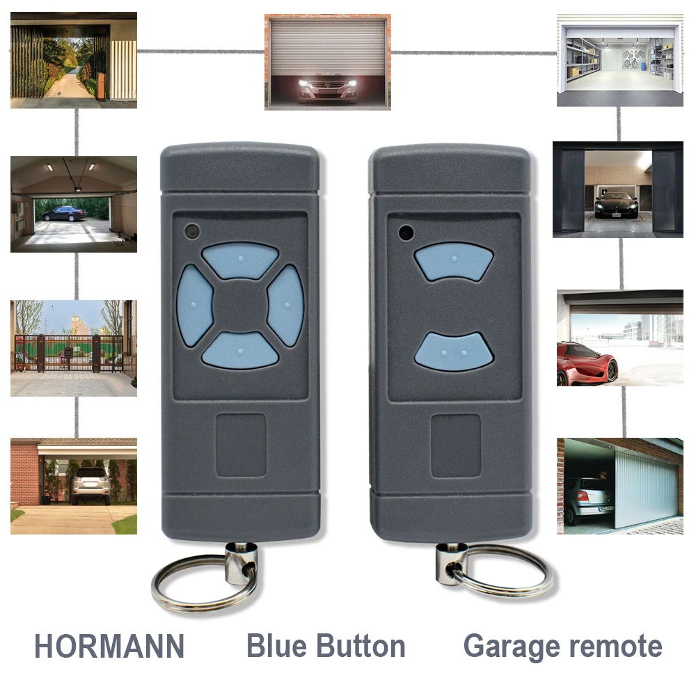 HORMANN HSE2 HSE4 868MHz Gate Door Remote Control Compatible With HSM2 HSM4 HS2 HS4 868 Blue Button Transmitter Garage Opener