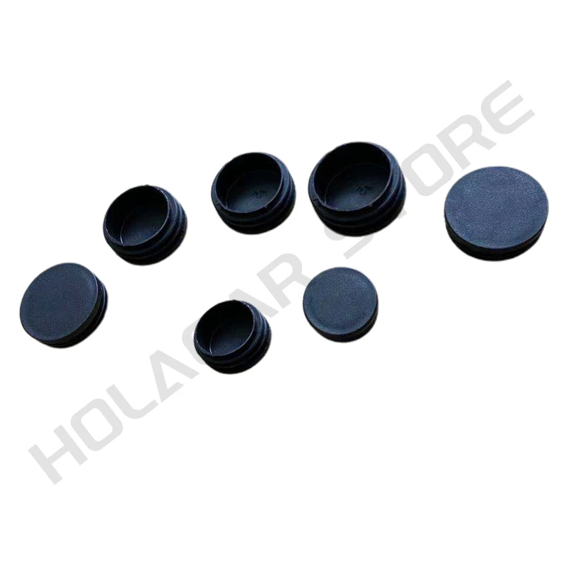 7pcs Girder Tube Frame Hole Cover ABS Waterproof Classis Plugs Tube Hole Caps Cover For Suzuki Jimny Serria JB64 JB74 Tail Pipe Cover