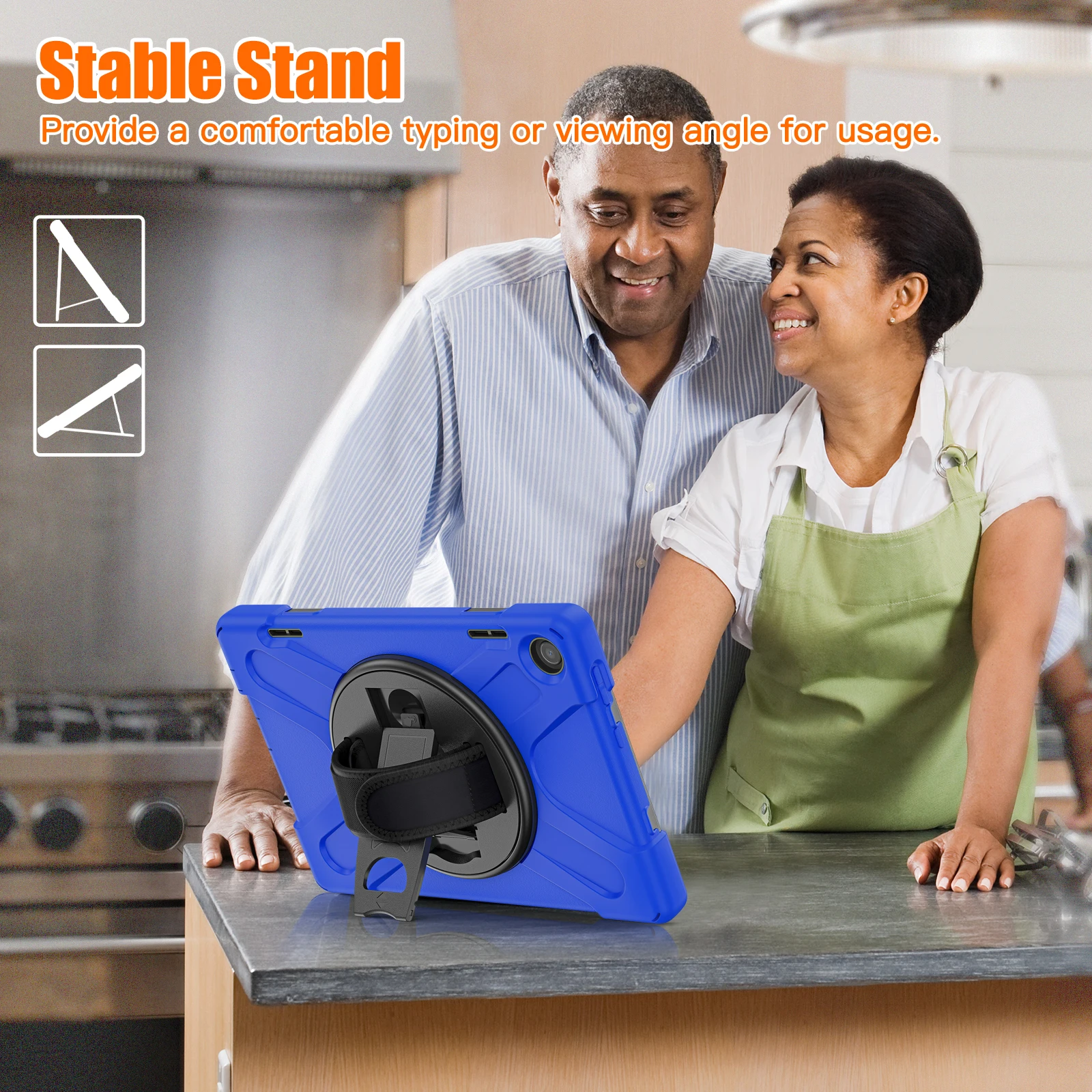 Durable Tablet Case with Hand & Shoulder Strap