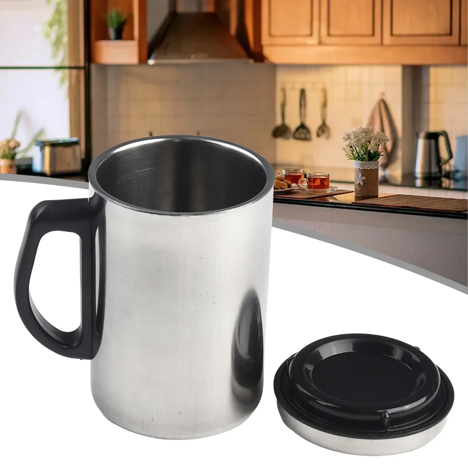 350/500ml Stainless Steel Thermal Cup with Lid Insulated Cup Coffee Milk Tea Cups Office Water Mugs For Travel Camping Water