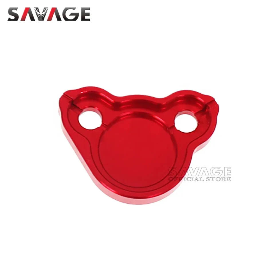 thumbnail image 2 of CNC Aluminum Brake Fluid Reservoir Cover For Honda CRF Models - Red/Black Options 2 of 13