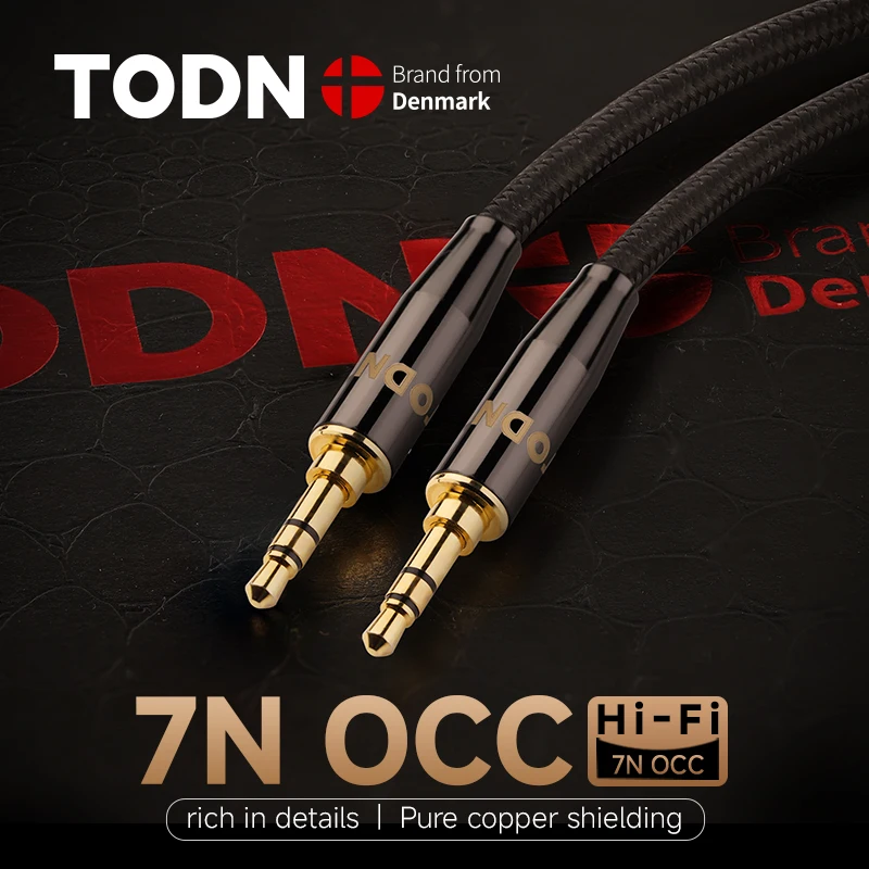 Premium 3.5mm Hi-Fi Audio Cable - Male-to-Male Connection