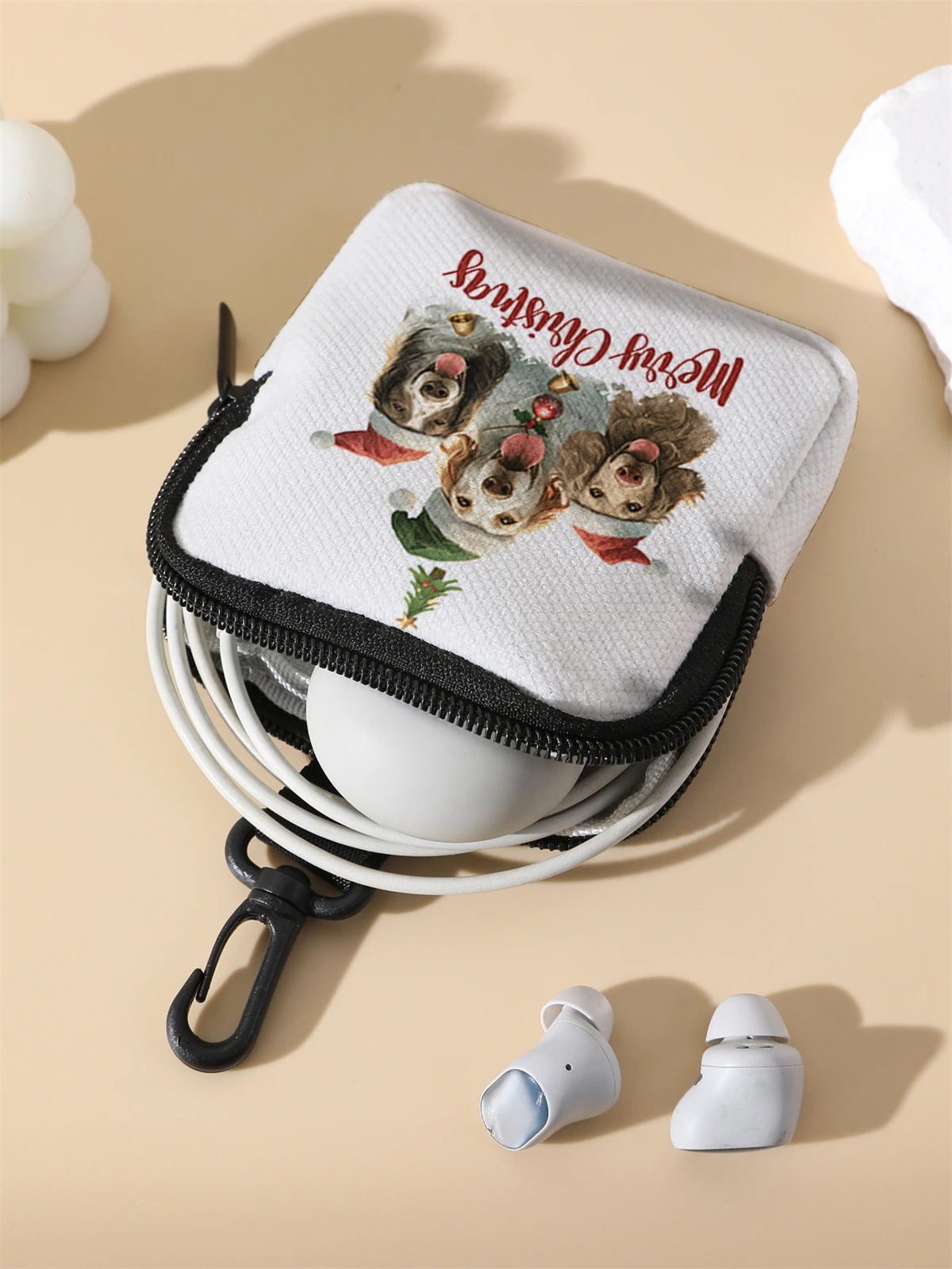 1 cartoon dog pattern large capacity coin wallet, digital printed coin wallet, and storage bag are ideal choices for gifts
