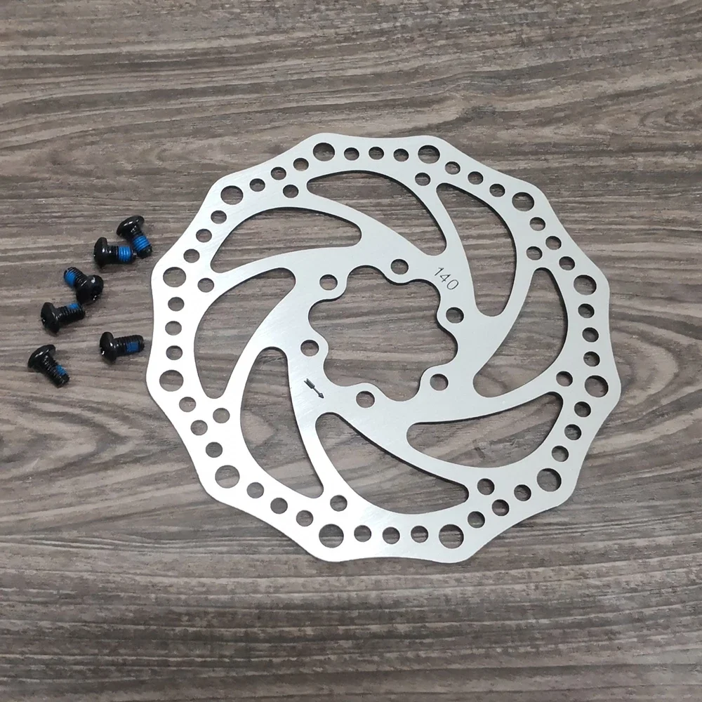 R6 Stainless Steel Brake Disc Rotor 140/160/180/203mm MTB/road Disc Brake/cyclocross Bike Brake 44mm 6-bolt Mountain Bicycle Disc Brake Bicycle Disc Brake Bike Brake Rotor Mountain Bike Disc Brake