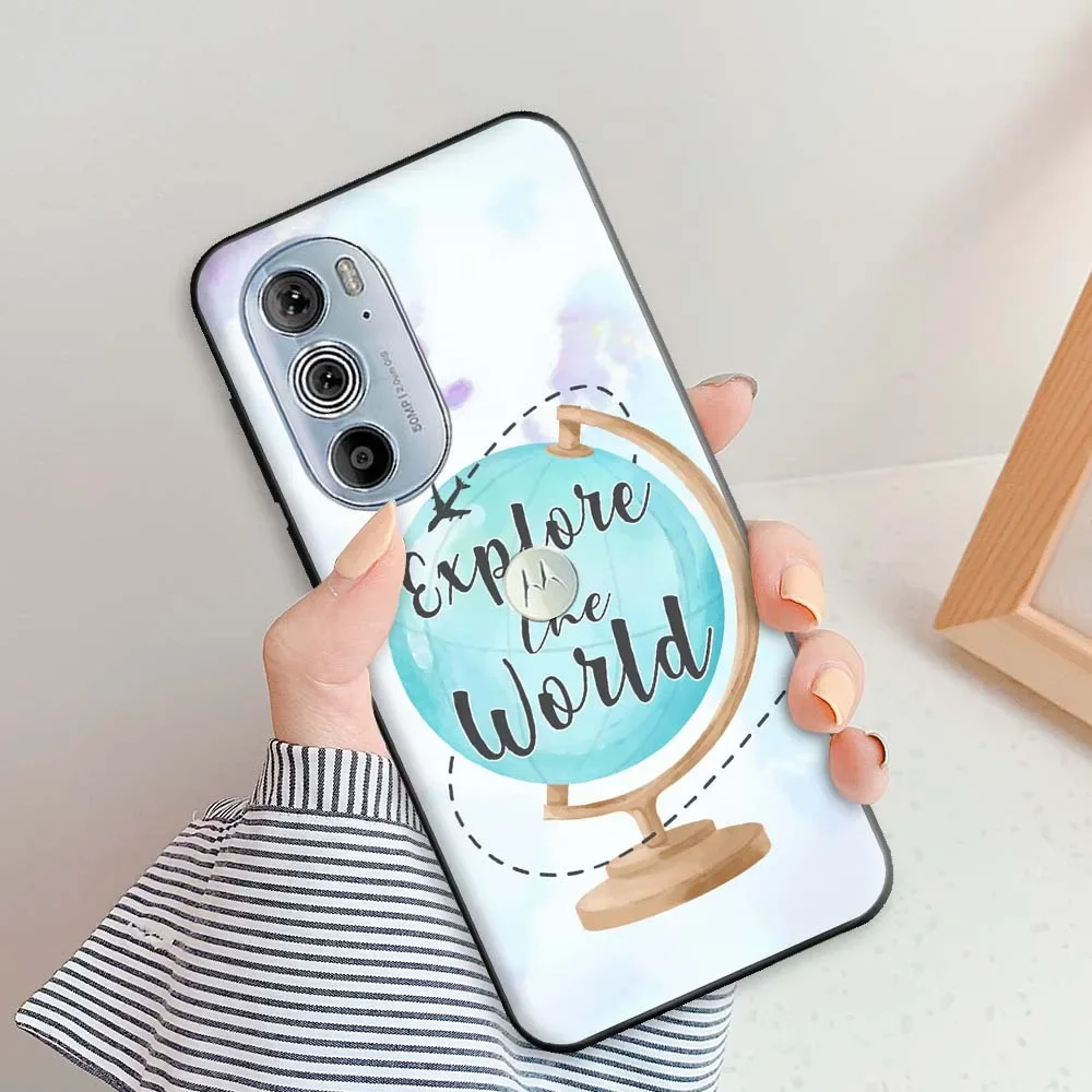 Matte Silicone Protective Back Cover - Fashion TPU Design