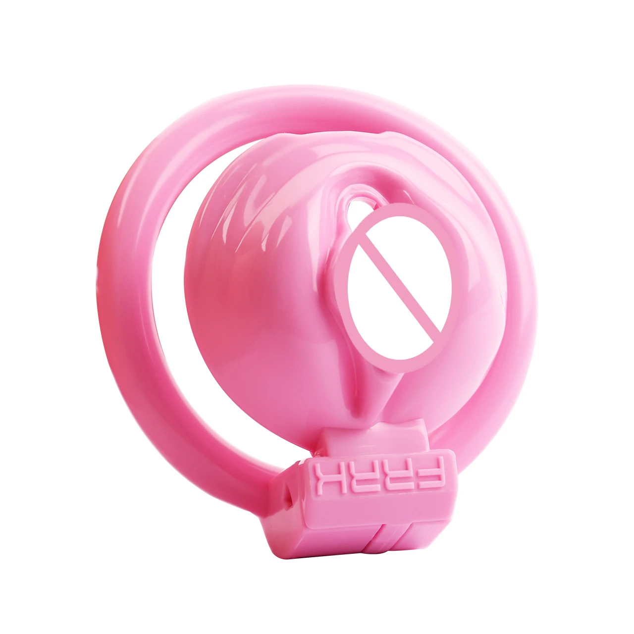 FRRK ABS Pussy Male Chastity Cage 4 Penis Rings Lock Cock Harness Belt BDSM Sex Toys For Men Femboy 18+ penis chastity cage chastity lock sex toy chastity cage accessory penis cock ring