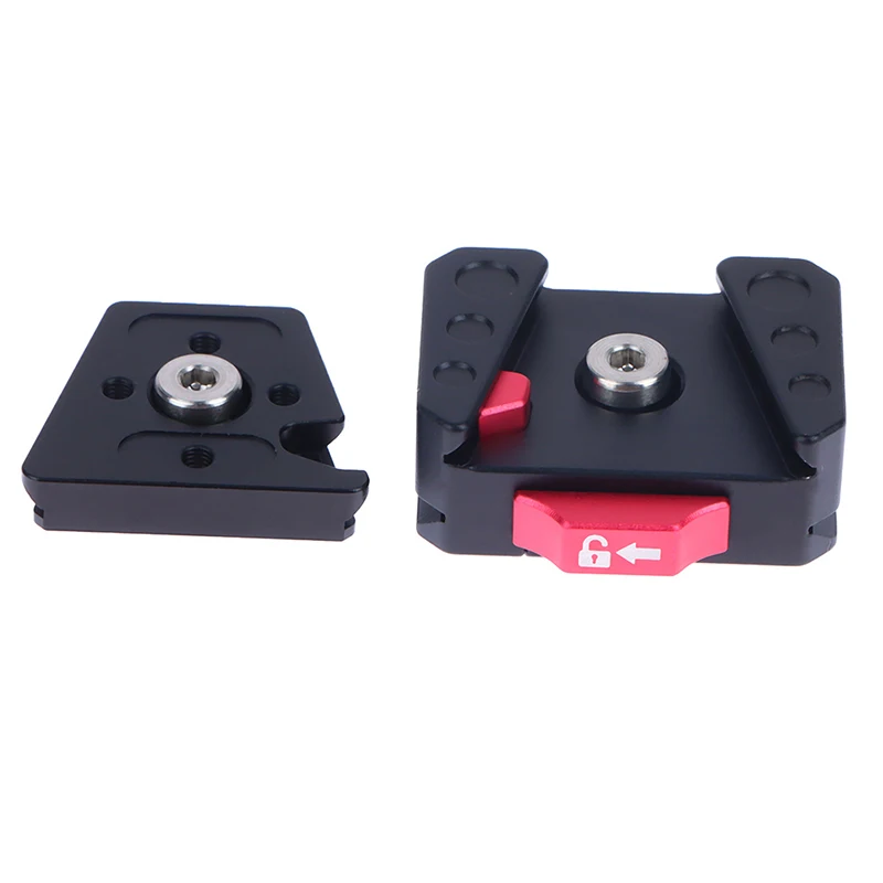 Description Picture 5 of itemQuick Release Plate Clamp V-Lock Mount for DSLR Action Camera 38mm Tripod Adapter Mount Plate Board Shoulder Strap Clamp Adapter