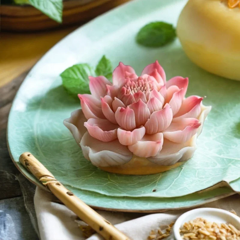 Lotus and Peony Flower Silicone Candle and Resin Mold Set