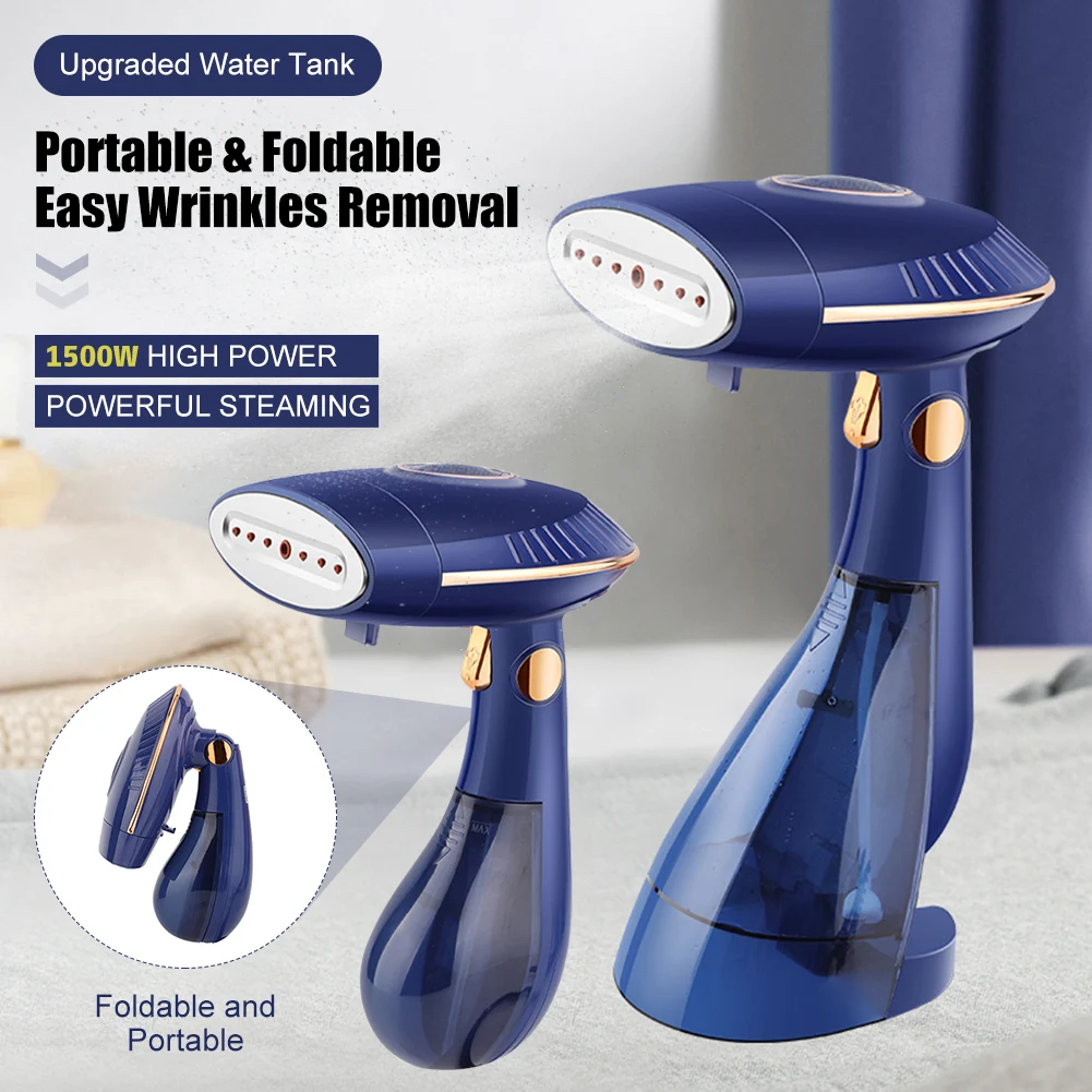 

Mini Garment Steamer Steam Iron Handheld Portable Home Travelling For Clothes Ironing Wet Dry Ironing Machine EU/US Plug