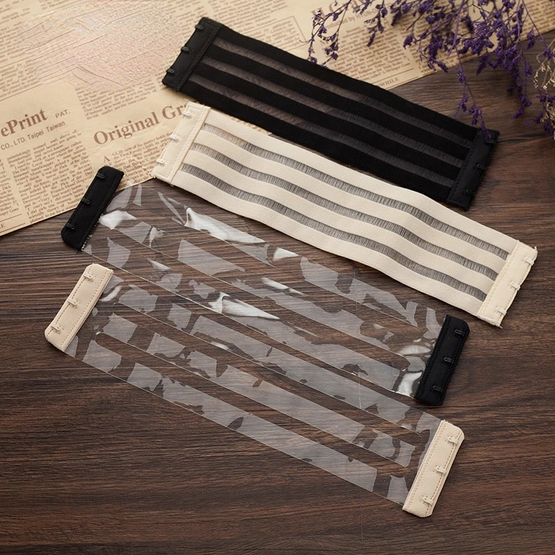 NewSiliconeNonSlipWomenBraStrapsInvisibleTransparentBuckle