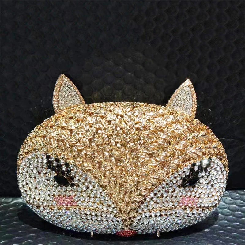 

Роскошные вечерние клатчи Стразы в виде слона розового/желтого цвета, модные женские свадебные сумки на плечо для невесты, дизайнерские кошельки для девушек