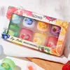 8pcs/box Fruits Lip Balm Sets Moisturizing Lipstick Makeup Base Moisturizer Lip Balm Anti-Cracking Lips Skin Care 6