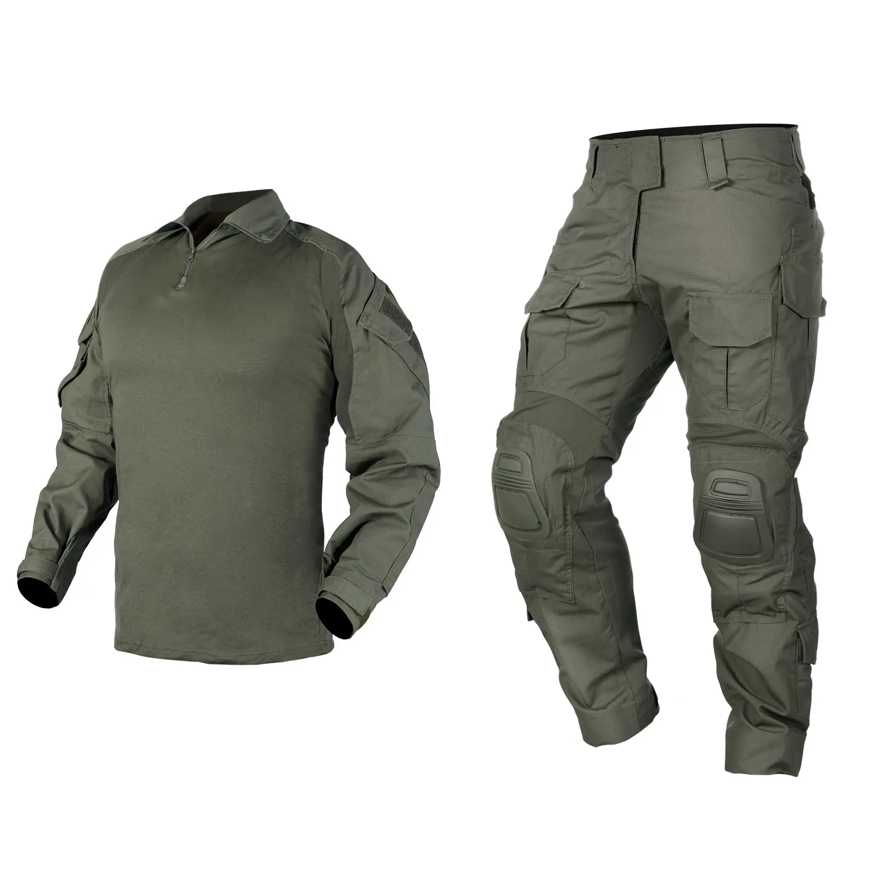 

IDOGEAR Tactical G3 Combat Suit Shirt & Pants Knee Pads Update Ver Camo Combat Uniform 3004