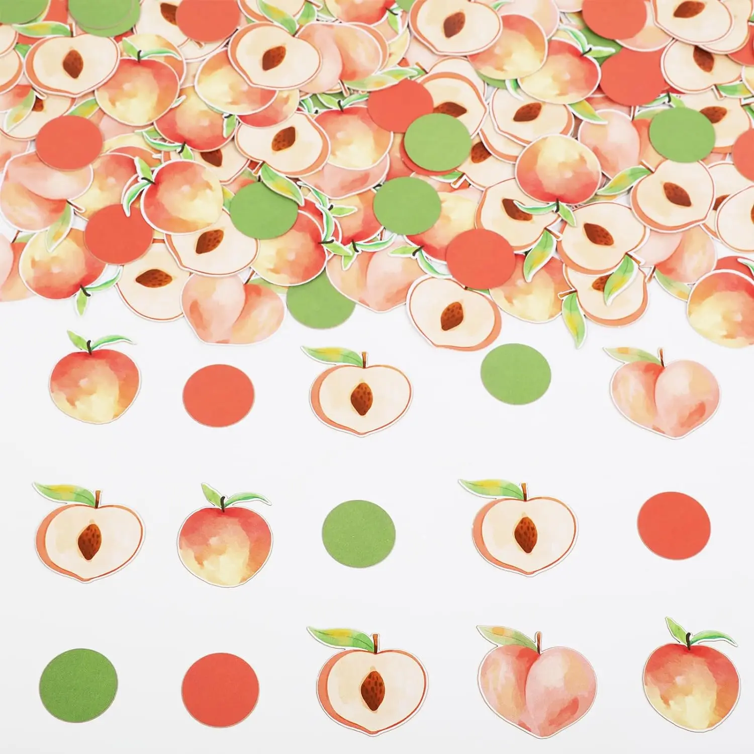 

Peach Confetti for Table Decor, Sweet as a Peach, Baby Shower, Birthday, Bridal Shower, Wedding Party, Decor Supplies, 200PCs