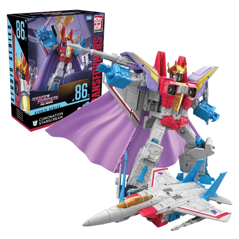 Takara Transformers G1 Movie Series SS86 Coronation Starscream Leader L-Class Figures Toy Gift Collection Hobby |