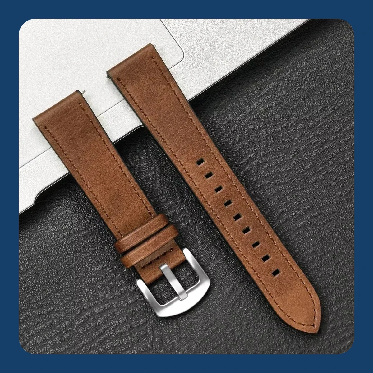 Versatile Silicone Watch Band - 20mm/22mm | Classic & Durable Strap