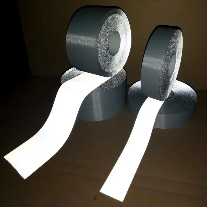 Reflective Tape 2cm~5cm Heat Transfer Reflective Tape 5M Reflective Strip Sticker DIY Clothing Bag Shoes Iron on Safety Clothing Supplies