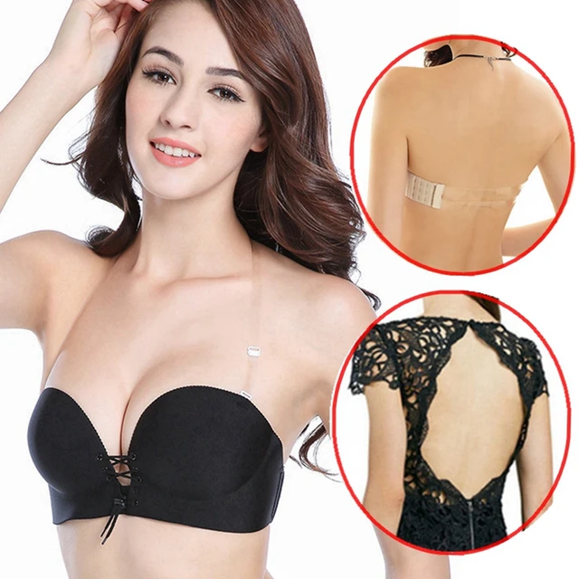 Sexy Women Underwear Lingerie Strapless Bra for Wedding Dress Push Up Lace Invisible  Bra Backless Brassiere BH - Price history & Review, AliExpress Seller -  UUJULY Store