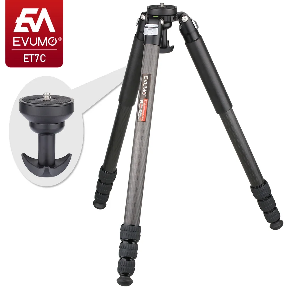 

63'' Tripod for Camera Carbon Fiber Heavy Duty Professional Camera Tripod Stand for Camcorder Mobile Phone 75mm Bowl Adapter