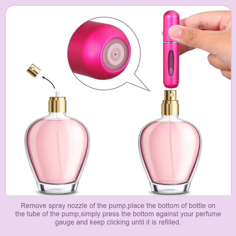 Portable Mini Refillable Perfume Atomizer 5/8ml Aluminum Perfume Bottle Spray Bottle spray bottle,perfume bottle,perfume atomizer,mini perfume bottle,perfume refill bottle,mini perfume atomizer,refillable bottle,refillable empty bottle,refillable cosmetic bottle,refillable perfume bottle