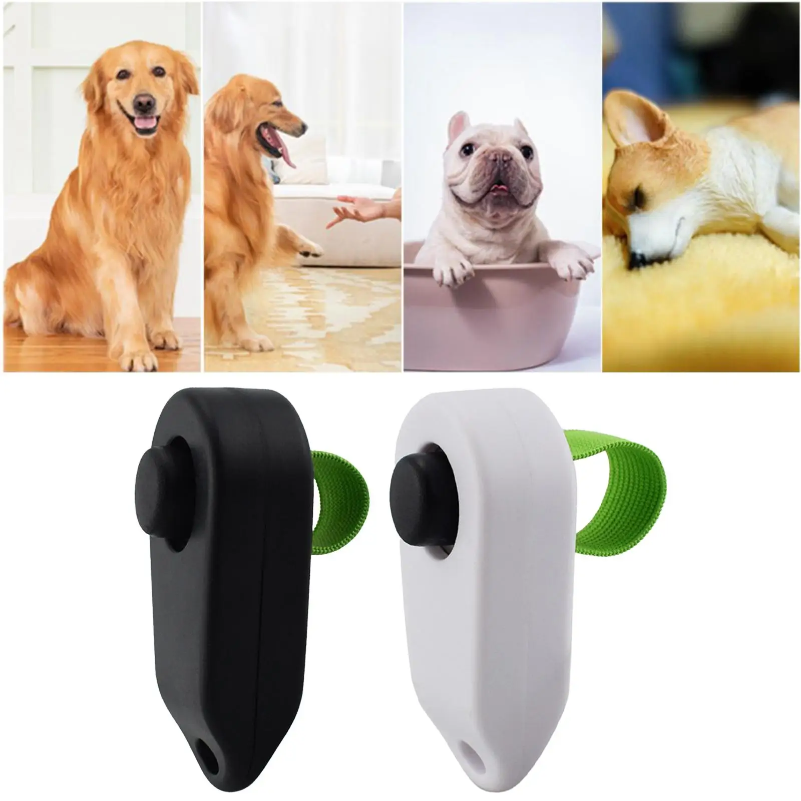 Dog Training Portable Dog Click Trainer Aid Tool Pet Training Click Sound Guide Obedience Supplies