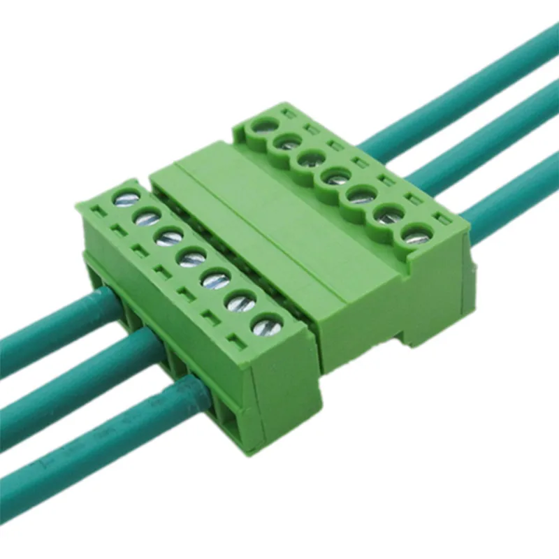 Pluggable Terminal Block Connector 1Sets 15EDG 3.81MM 15EDGRKC 3.81 green