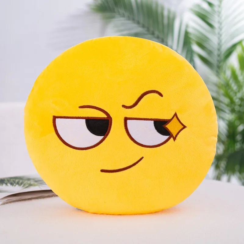 thumbnail image 1 of Nuevo cojín de 32 cm para siestas, divertido cojín de peluche con cara de enojo emocional para fiestas, adorno de interior, juguetes para niños, regalo de vacaciones, 1 of 5