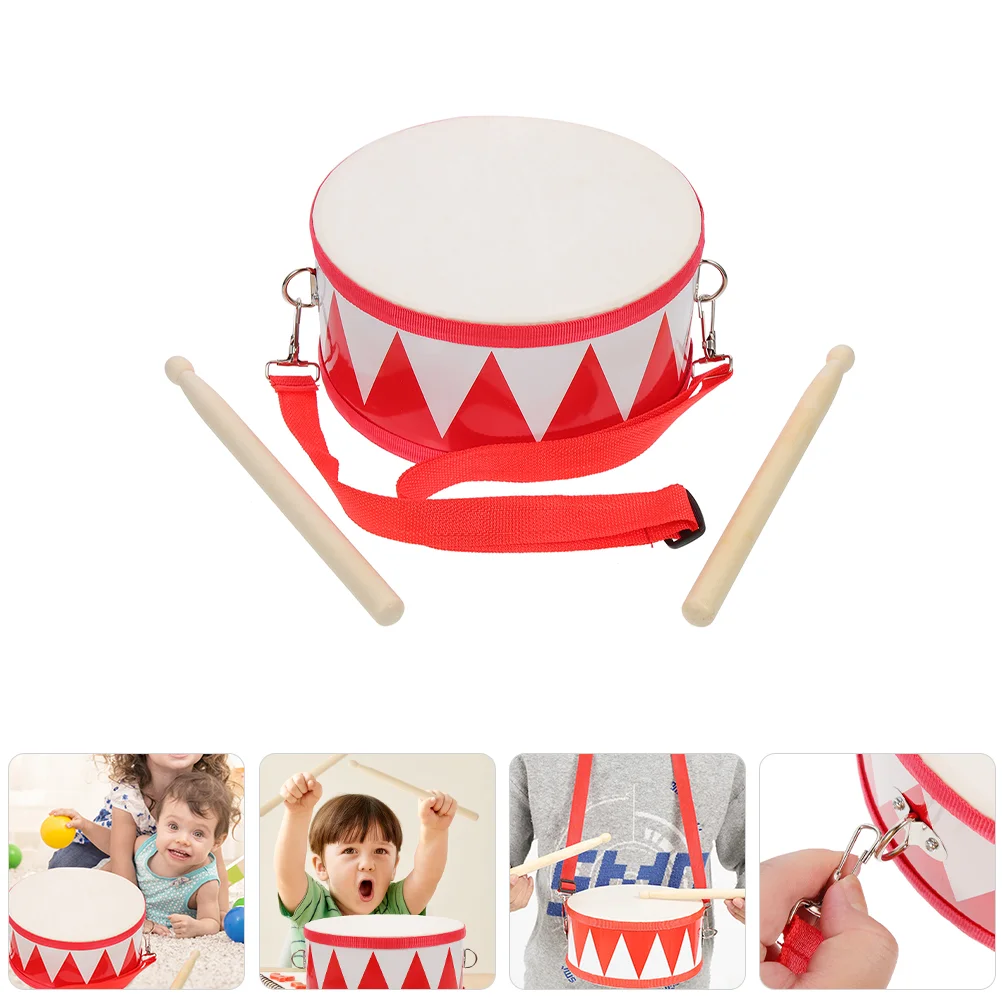

Children's Snare Drum Drums for Toddlers 1-3 Education Toy Baby 6 12 Months Percussion Wooden Polyester Ages Kids 5-9