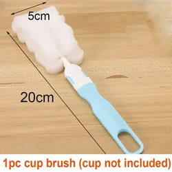 Large Capacity 2 Liter Water Bottle with Straw and Time Marker for Fitness and Outdoor Activities (1pc cup brush)