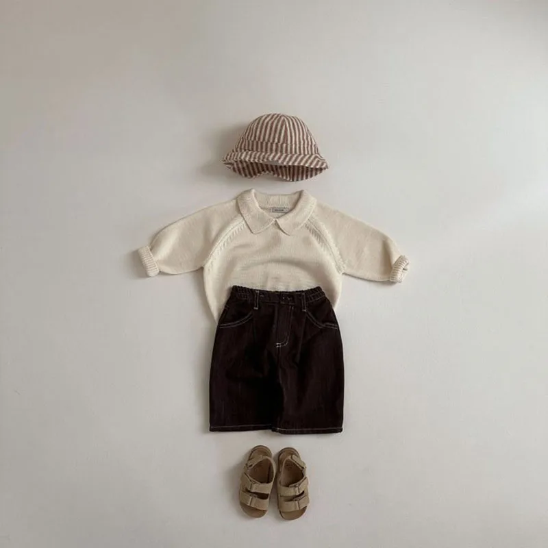 Cute Kids Patchwork Sweater for Spring Autumn