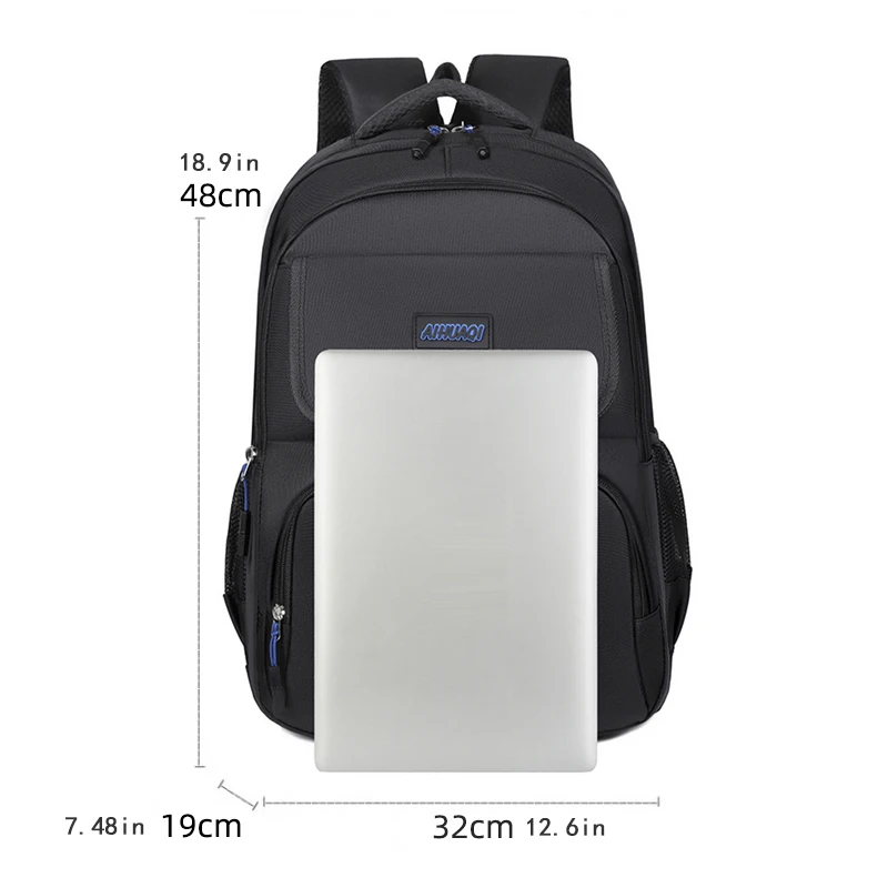 Travel backpack, large capacity luggage bag, business weekend bag, back to school backpack, adjustable strap, zipper closure