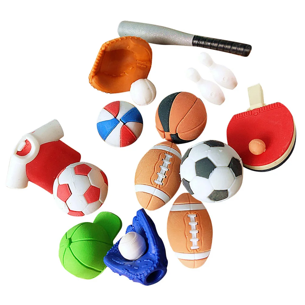 

25 Pcs Eraser Simulation Ball Student Child Erasers for Kids Tiny Pencil Classroom