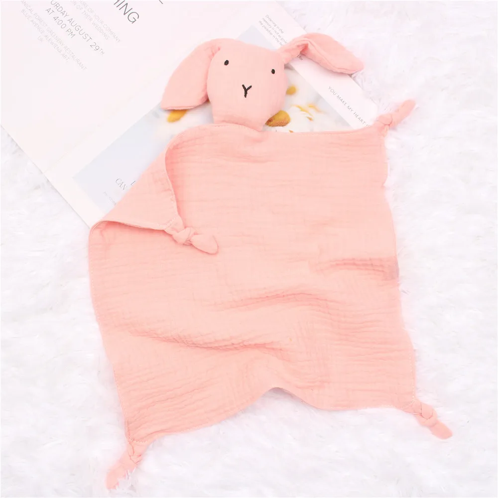 3-12 Months Baby Bath Towel Soft Bath Towel Cartoon Rabbit Doll Toy For Kids Boys Girls Easter Gift 3