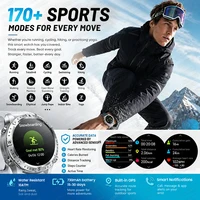 Nouvelle Montre Connectée Militaire 2026 avec GPS, Carte Hors Ligne, Étanchéité 10 ATM, 2 Go de RAM, Musique, Altimètre, Boussole, Appel Bluetooth, Fitness et Sports pour Hommes 3