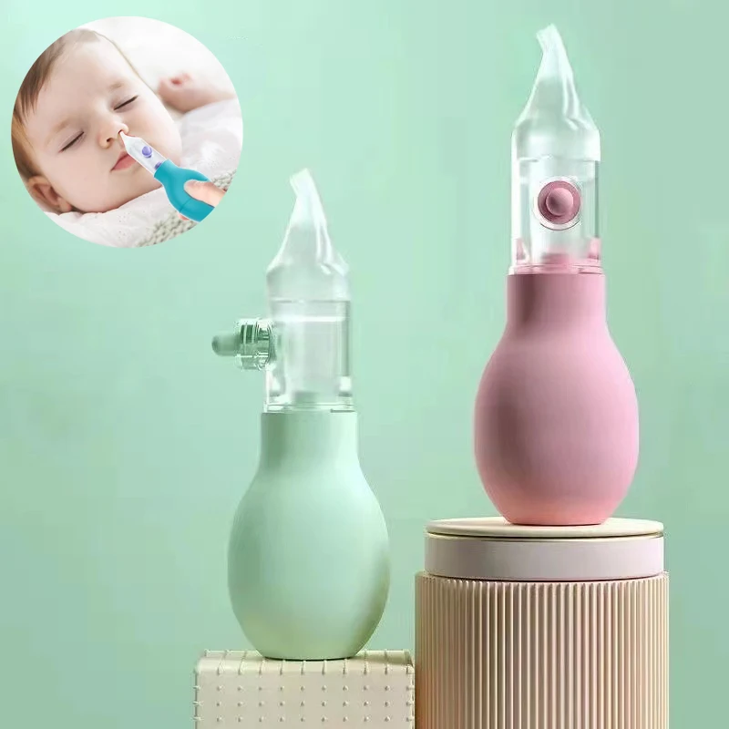 

Silicone Soft Nosed Baby Nasal Aspirator Set For Cleaning Nasal Mucus In Babies Anti Reflux Nasal Patency Tool