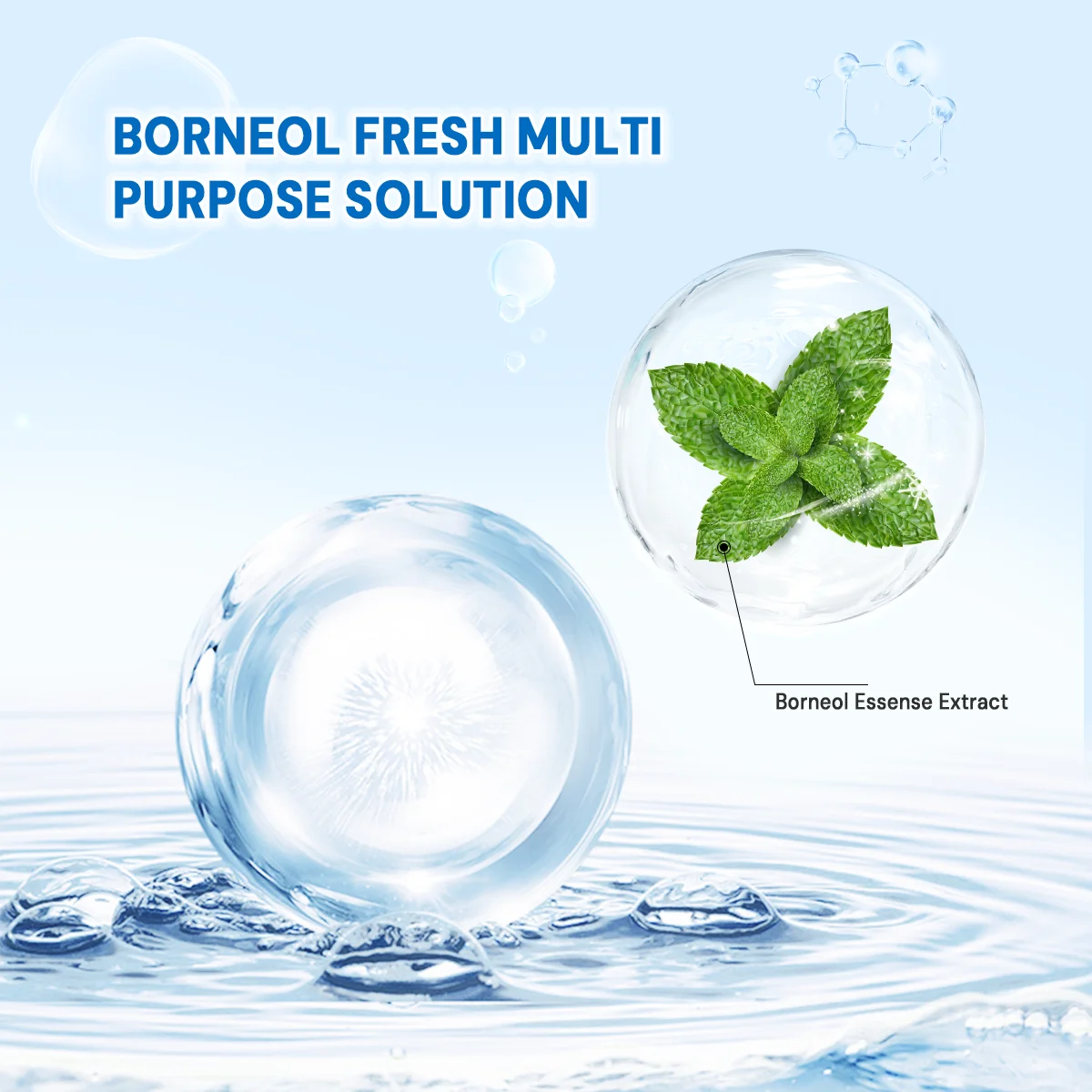 Contact Lenses Solution Nursing Borneol 60ml for Eyes Contact Lenses Water Pupil Cleaning Health Care Solution