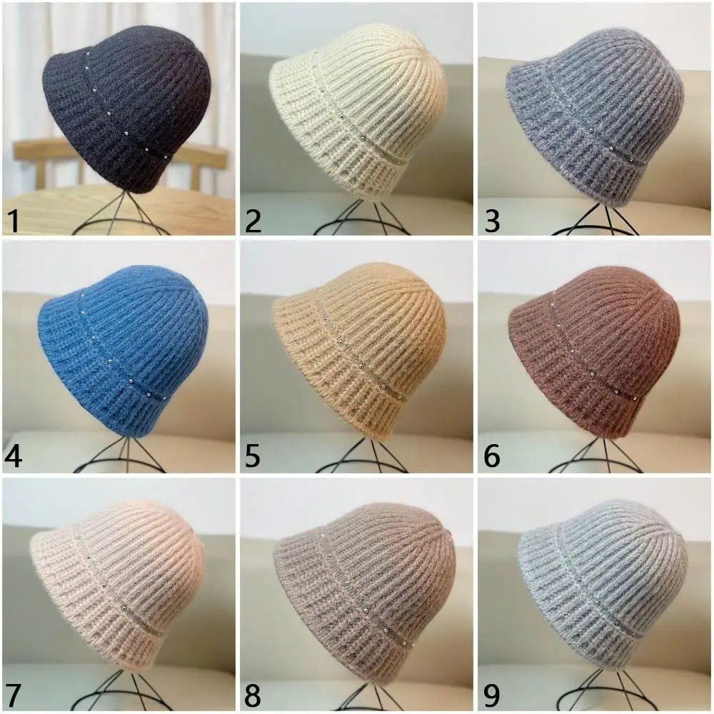 여성용 대야 모자, 겨울 모자, 따뜻한 모자, 어부 모자, 패션