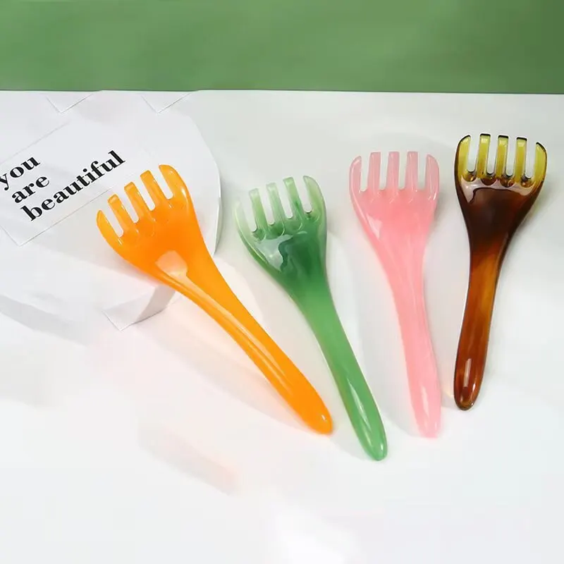 Set di 4 Massaggiatori Portatili per Cuoio Capelluto e Schiena, Strumento per Massaggio Profondo, Utilizzabile su Ogni Parte del Corpo - immagine 4