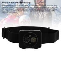 LED Headlamp Camera 1080P 45 Deg Free Adjustment Handsfree Cycling Video Recorder for Running - Image 6