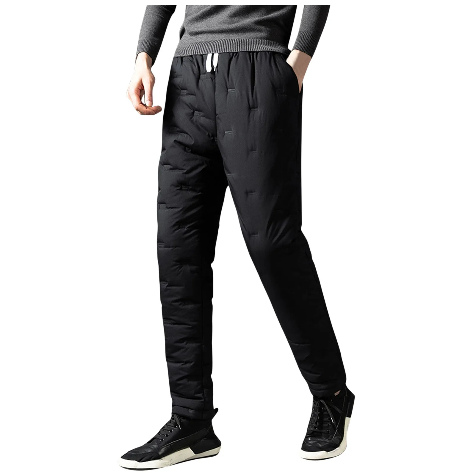 

Winter Thicken Warm Lambswool Sweatpants Men Outdoors Leisure Windproof Jogging Pants Brand High Quality Trousers