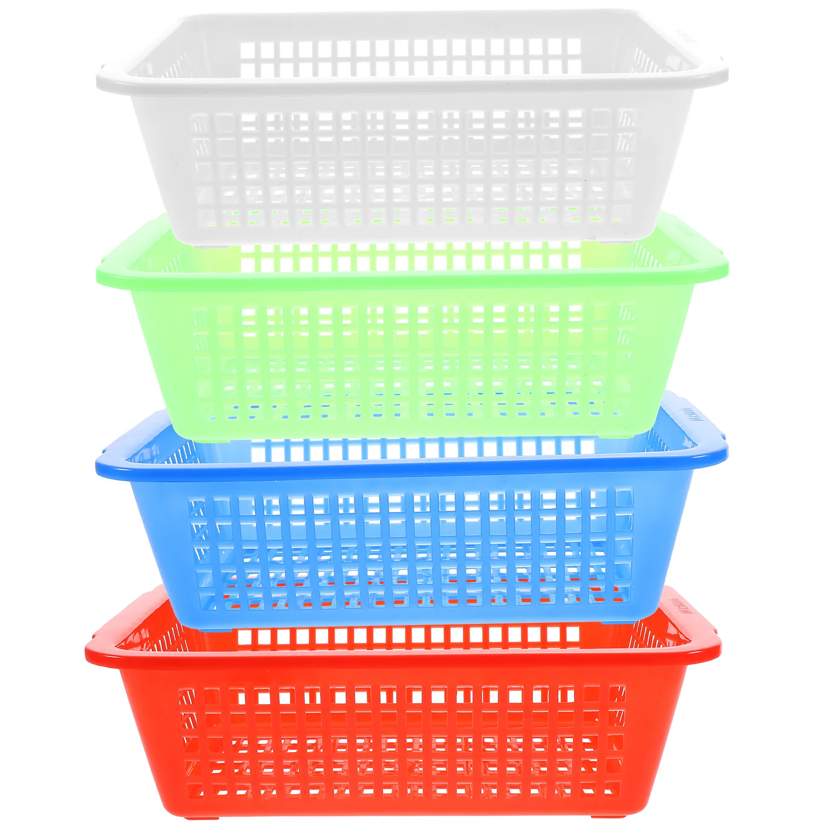 

4 Pcs Strainer Kitchen Accessory Fruit Basket Oval Plastic Convenient Drain Abs Wear Resistant Vegetable Washing