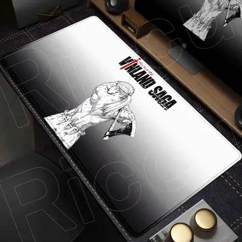 XXL Large Mousepad Vinland Saga 90x40CM Mouse Pad E-sports Gaming Keyboard Protector PC Accessories HD Computer carpet Desk Mat - Image 24