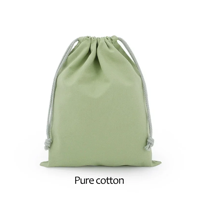 Eco-Friendly Cotton Blend Drawstring Gift Bags for Candy Storage and Home Organization