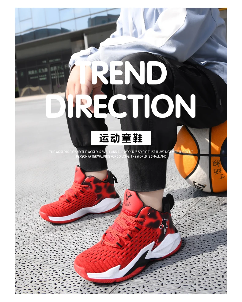 Boys Brand Mesh Basketball Shoes: Non-Slip Sports Sneakers for Kids Boys Brand Mesh Basketball Shoes: Non-Slip Sports Sneakers for Kids