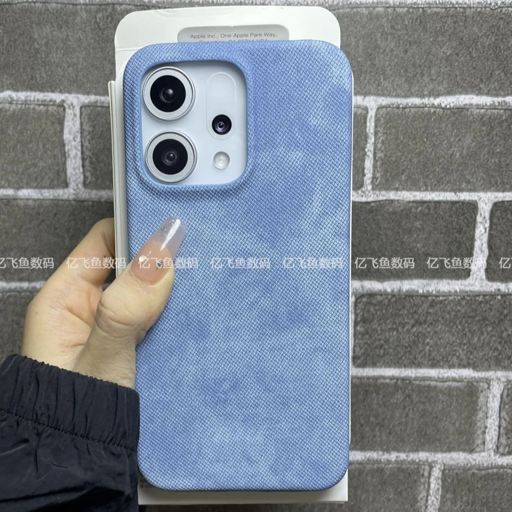 Denim Texture Shockproof Hard Back Case with Bumper Protection