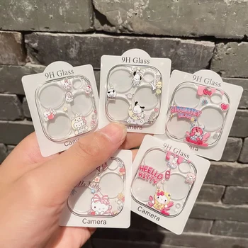 Kawaii Cute Kitty Cat Pochacco Camera Lens Protector for Iphone 14 Pro Max Camera Protector for Iphone 15 13 12 Pro Accessories