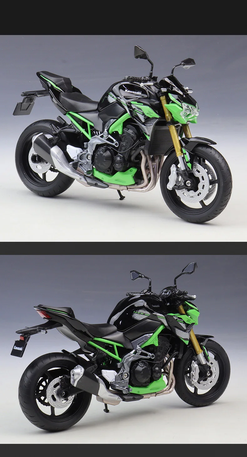 WELLY 1:12 Kawasaki Ninja Z900 SE Legierung Sport-Schwerlastmotorrad Metall Geländemotorrad Modell Kinderspielzeug Geschenk – Detail 3