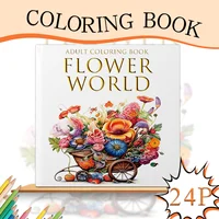 Adult Coloring Book: 24 Stunning Floral Designs - Premium Quality Paper for Relaxation & Creative Expression 1