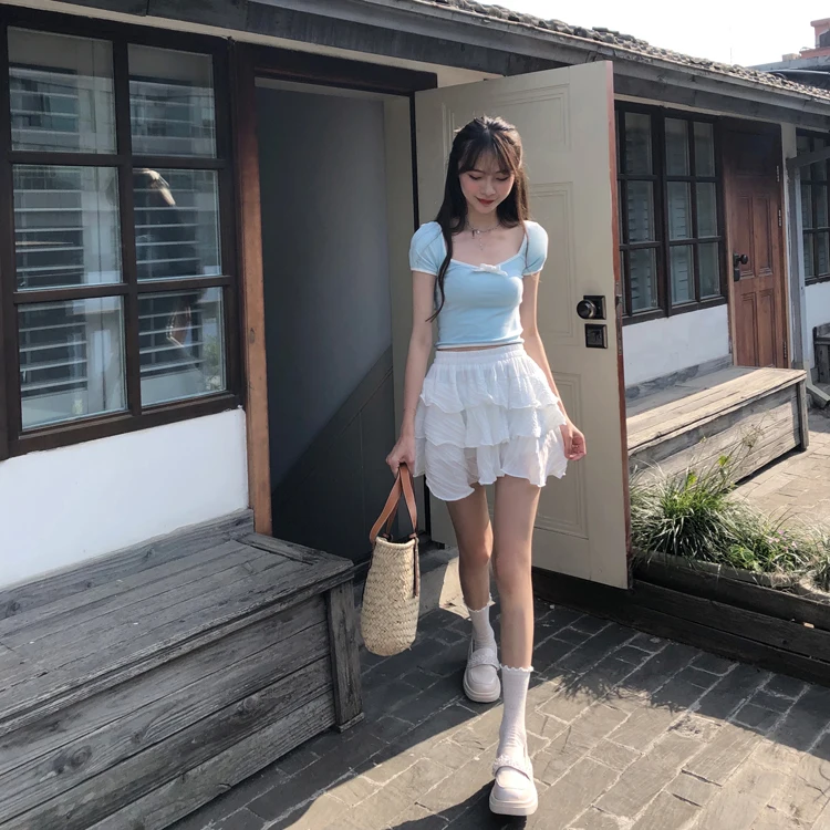 Tavimart  High Waisted Jeans For Women Feather Stitching Street Casual Slouchy Jeans Femme Summer Loose Blue Long Pants Woman